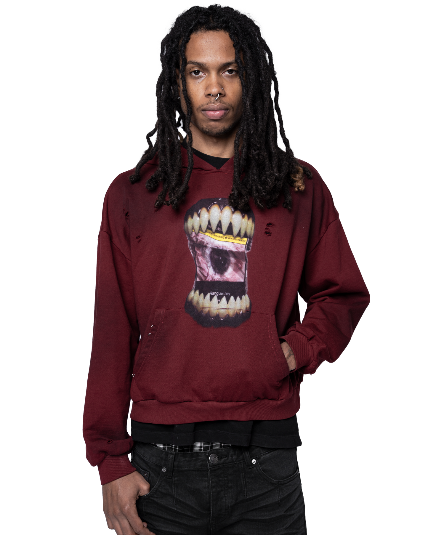 「MASOCHIST」 HOODIE RED