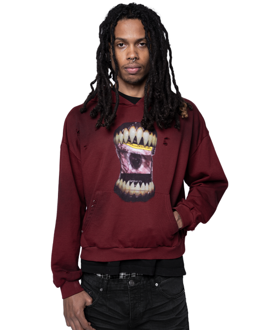 「MASOCHIST」 HOODIE RED