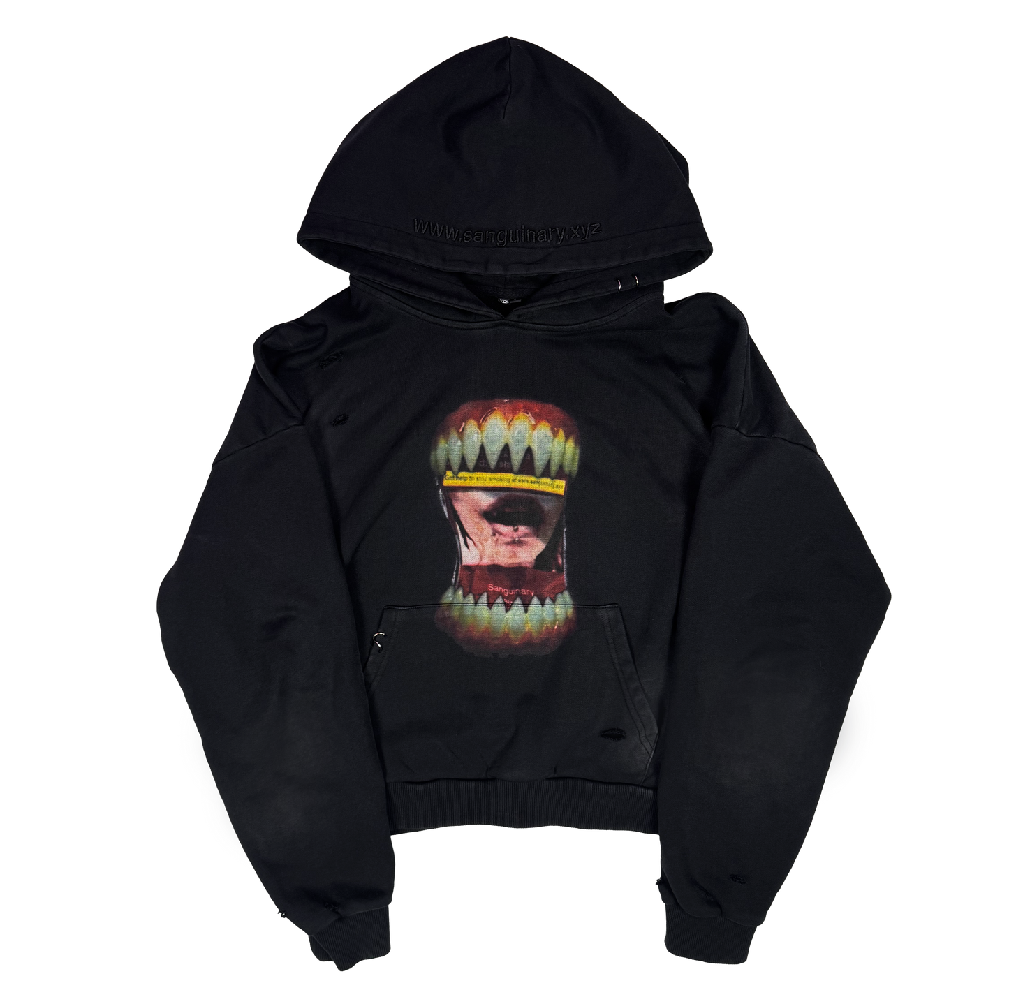 「MASOCHIST」HOODIE BLACK