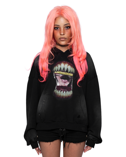 「MASOCHIST」HOODIE BLACK