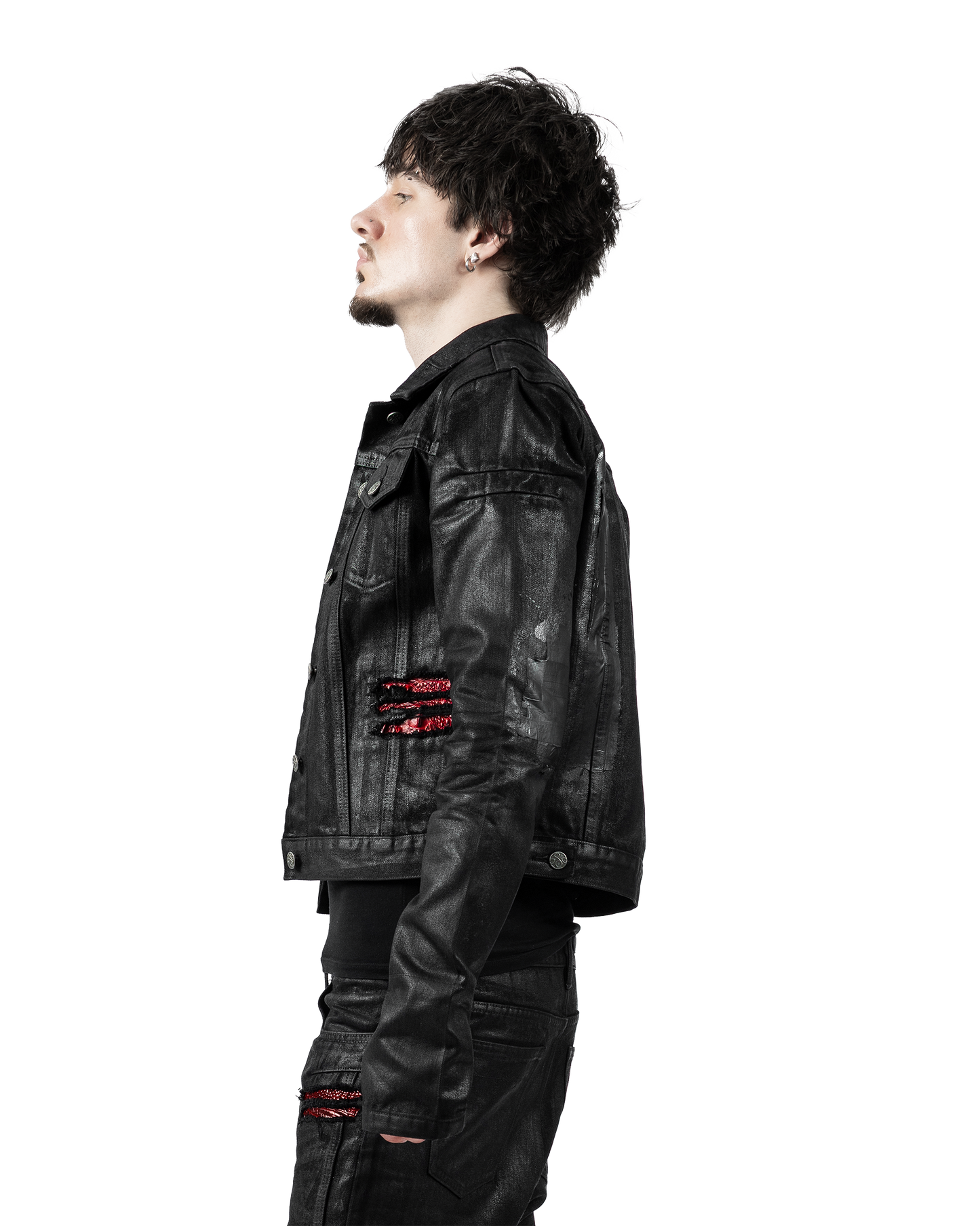 「FLESH」WAXED TRUCKER JACKET